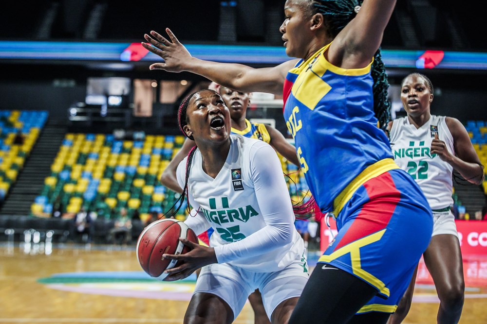 DTigress in action 2023 Women AfroBasket