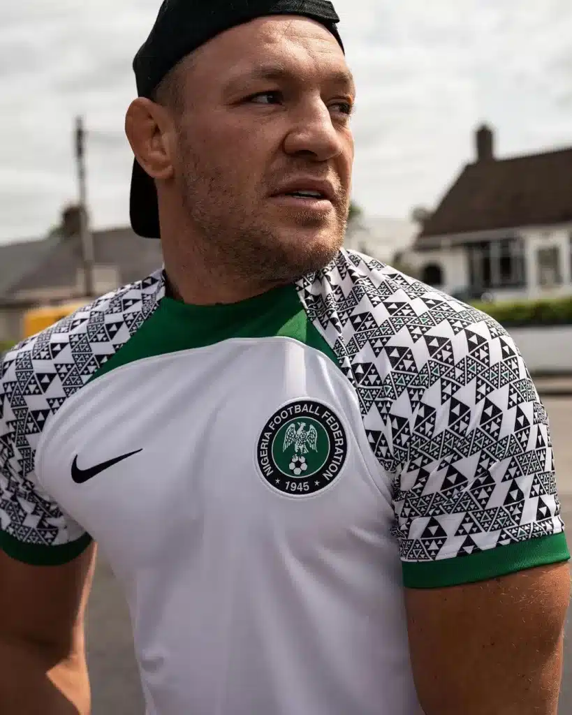 Conor McGregor dons Super Eagles Jersey