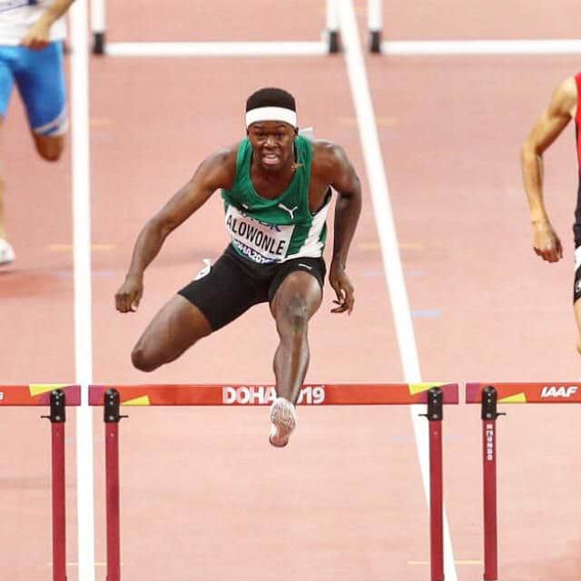 Rilwan Alowonle at 2019 World Athletics Championships in Doha