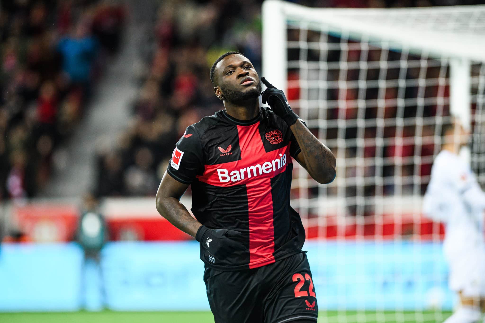 ‘I am 100% staying at Bayer Leverkusen’ — Victor Boniface