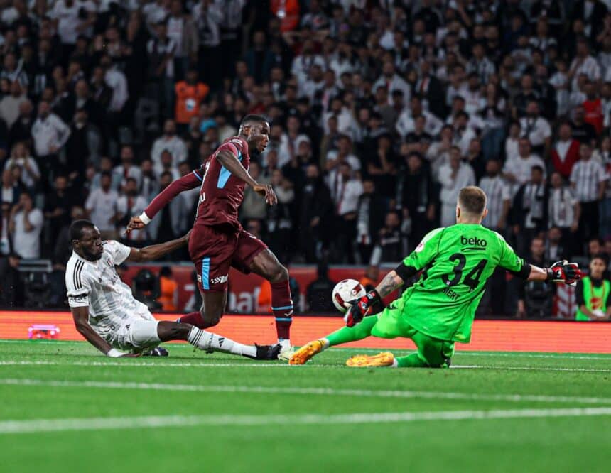 Onuachu’s goal not enough as Trabzonspor lose 3-2 to Besiktas in Turkish Cup final