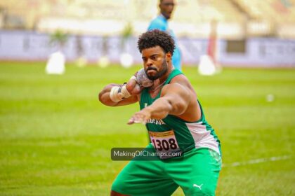 Enekwechi wins first gold for Nigeria at CAA African Senior Championship