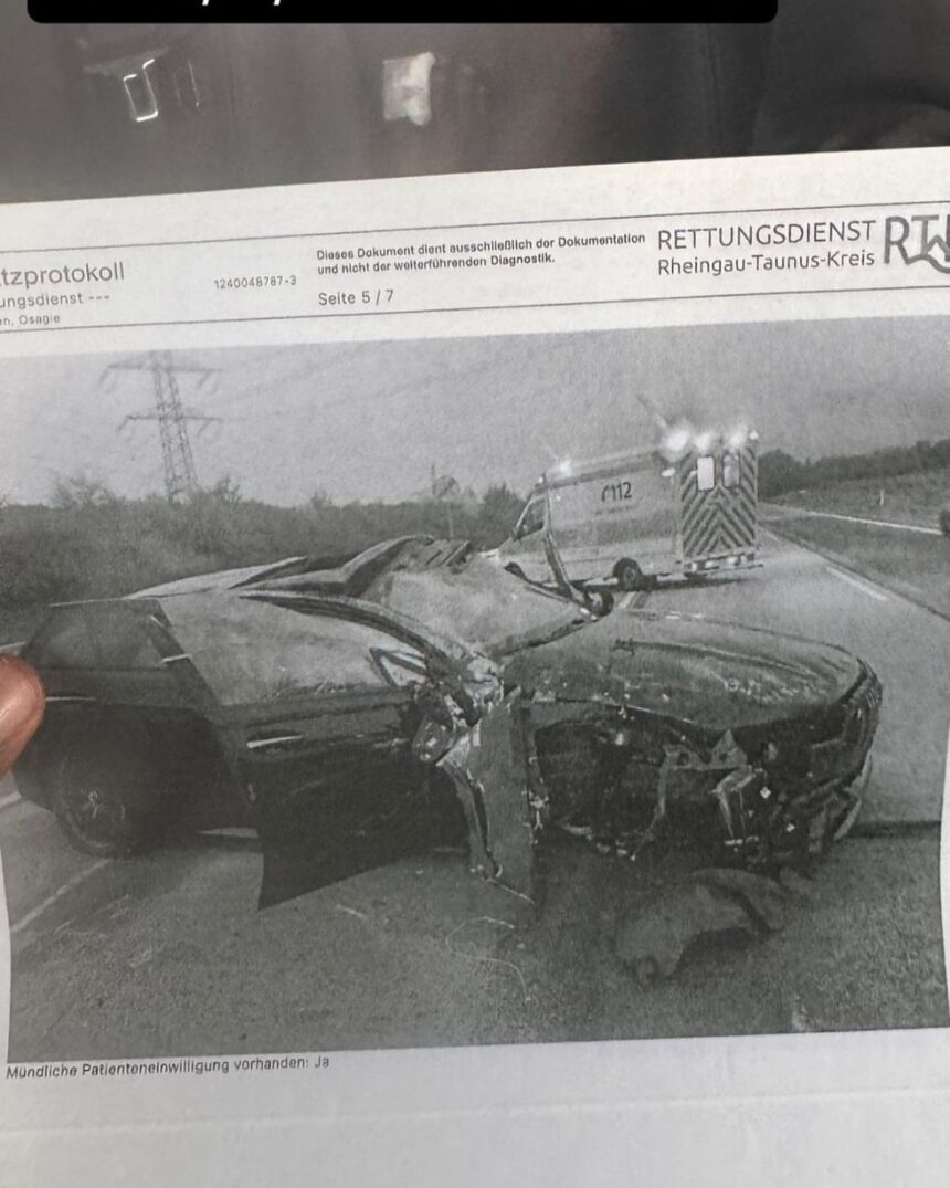 PHOTOS: Victor Boniface survives car crash scare