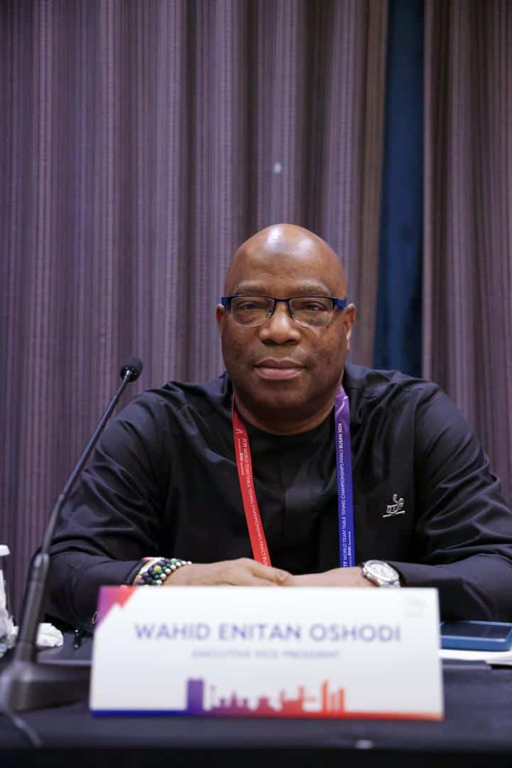 Enitan Oshodi elected African Table Tennis Federation president