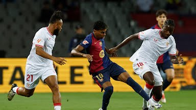 Ejuke suffers hamstring injury in Sevilla's 5-1 loss to Barcelona