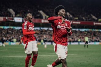 Ola Aina’s stunning goal nominated for Nottingham Forest’s Swizzels sweetest strike of the season
