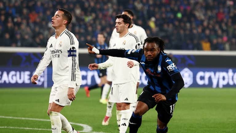 Lookman goal not enough as Madrid hand Atalanta first UCL defeat