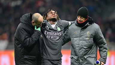 Chukwueze injured in Milan 1-1 draw against Roma