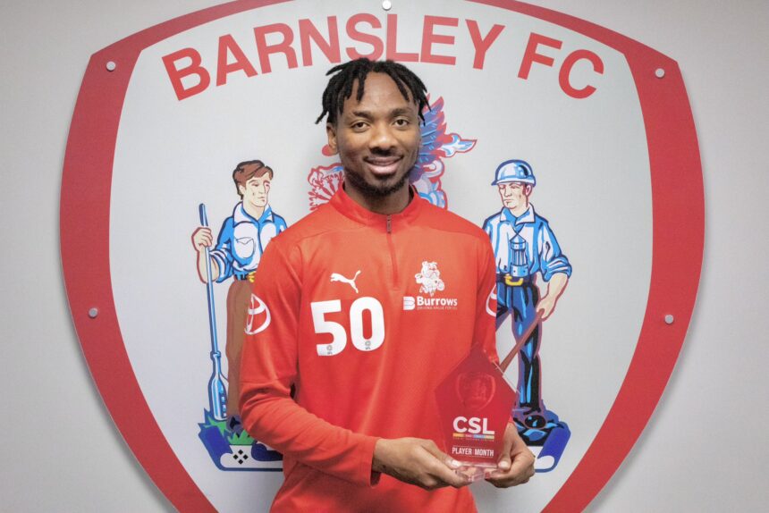 Nwakali wins Barnsley January player of the month award