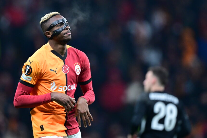 Osimhen substituted to avoid injury, says Galatasaray manager Buruk