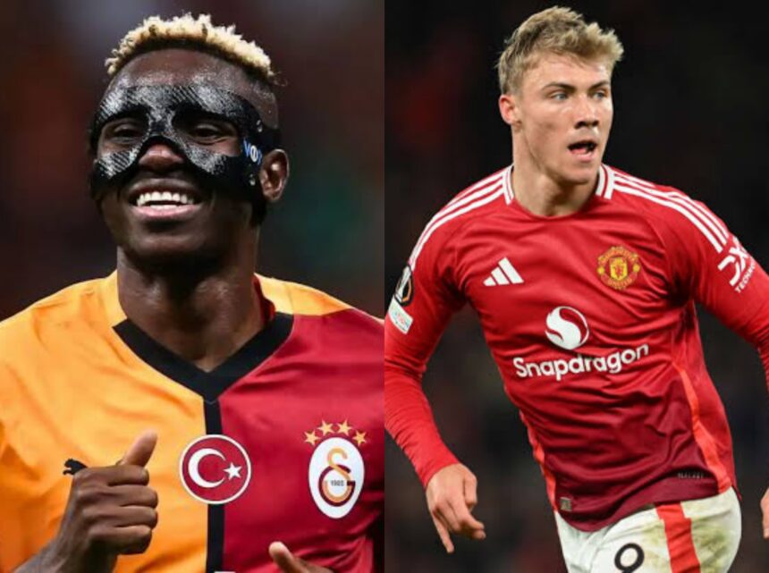 Napoli consider Hojlund-Osimhen swap deal with Manchester United