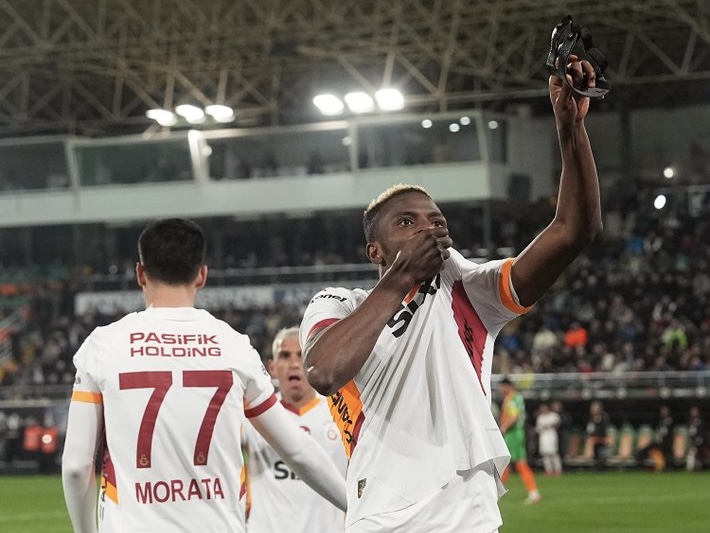 Alanyaspor vs Galatasaray: Osimhen nets winner as league leaders complete comeback victory