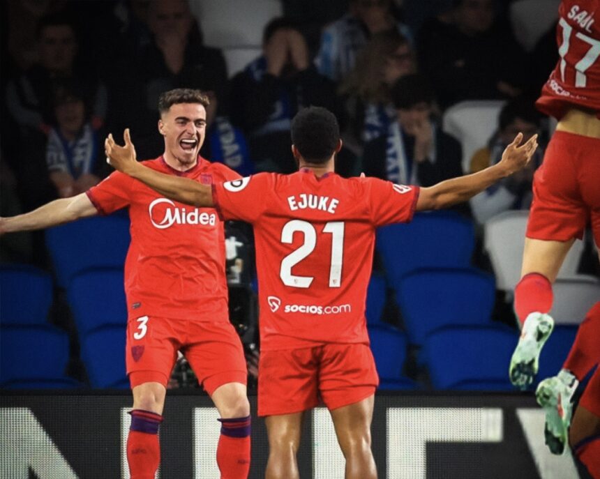 Real Sociedad vs Sevilla: Ejuke marks return to starting lineup with winning goal