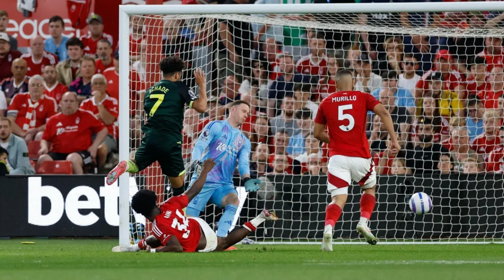 Aina returns from injury as Forest’s Champions League hopes dented by Brentford defeat