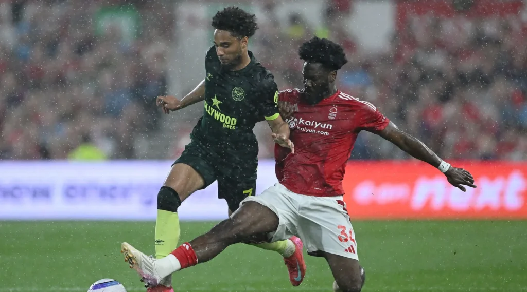 Aina returns from injury as Forest’s Champions League hopes dented by Brentford defeat