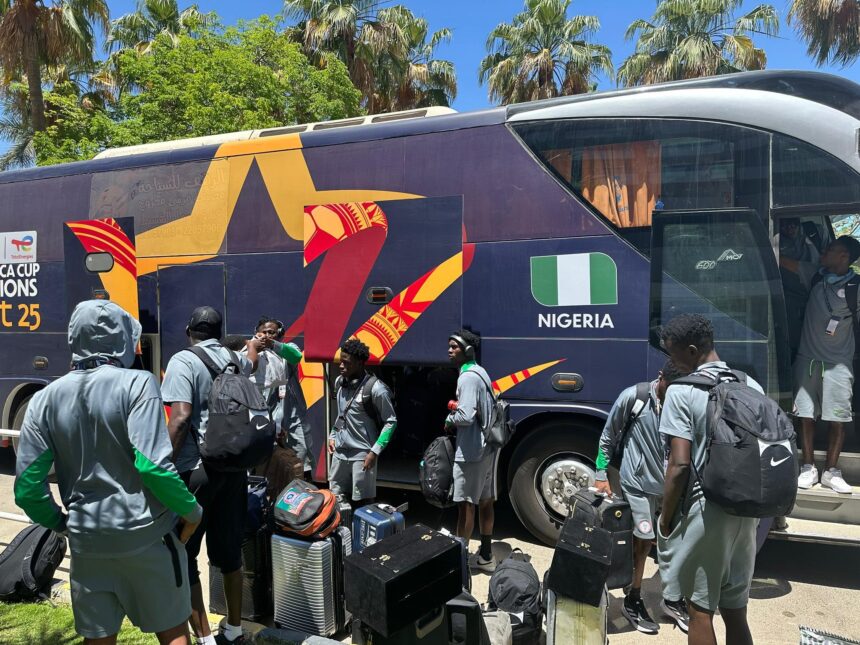 Flying Eagles arrive in Ismailia for U-20 AFCON quarter-final