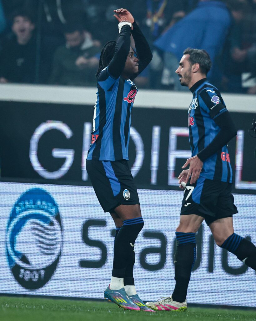 Lookman scores 20th goal of the season as Atalanta beat Roma to secure Champions League qualification