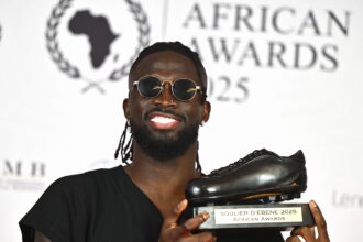 Tolu Arokodare wins 2025 Ebony Shoe Award