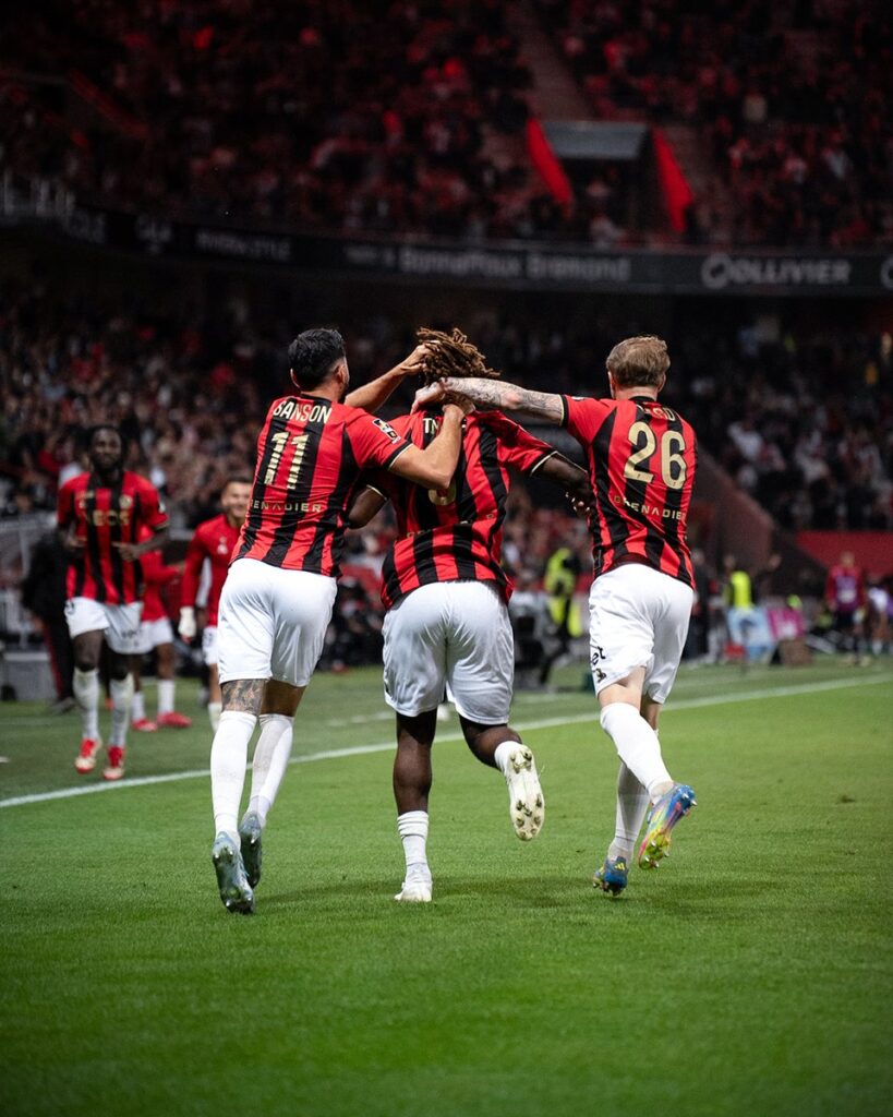 Terem Moffi scores first goal in 388 days as Nice seal Champions League qualification