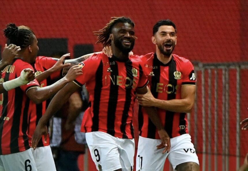 Terem Moffi scores first goal in 388 days as Nice seal Champions League qualification