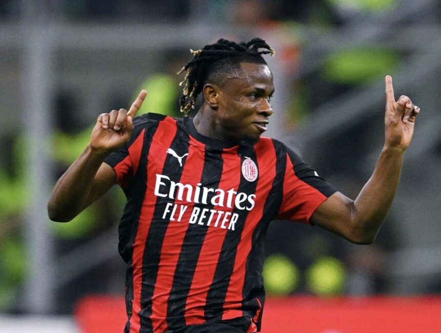 Chukwueze ends season on a high with assist in Milan’s 2-0 victory over Monza