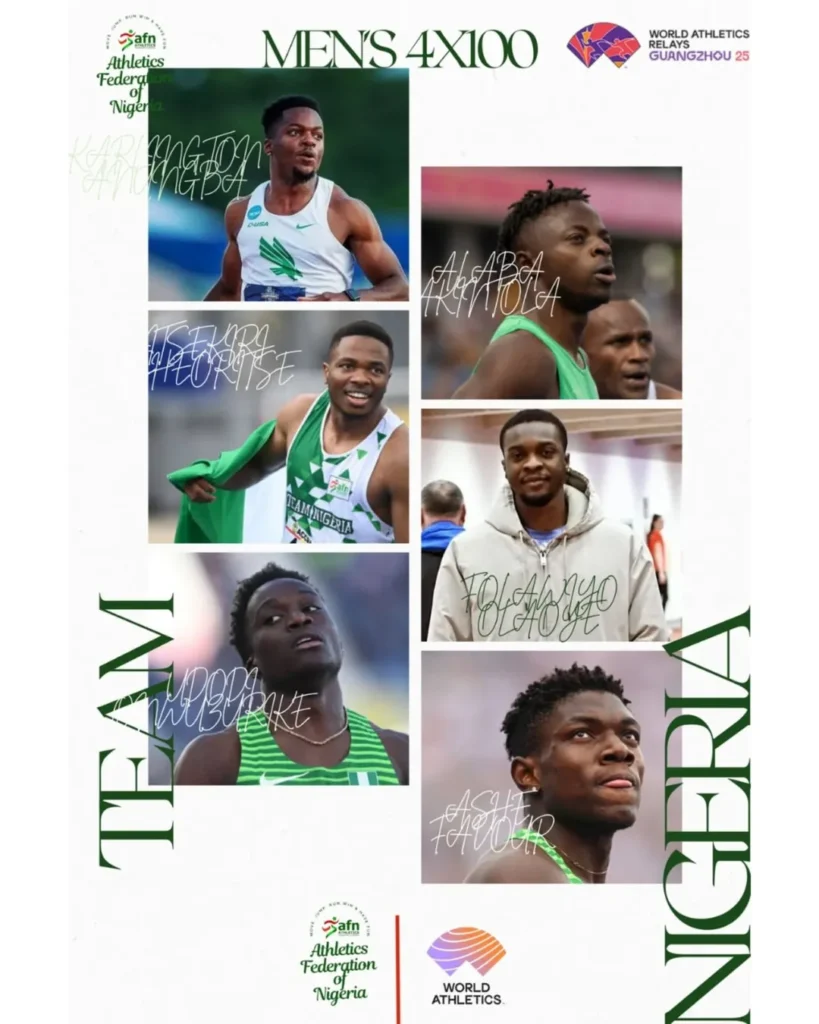 Visa issues force Team Nigeria out of 2025 World Relays in China