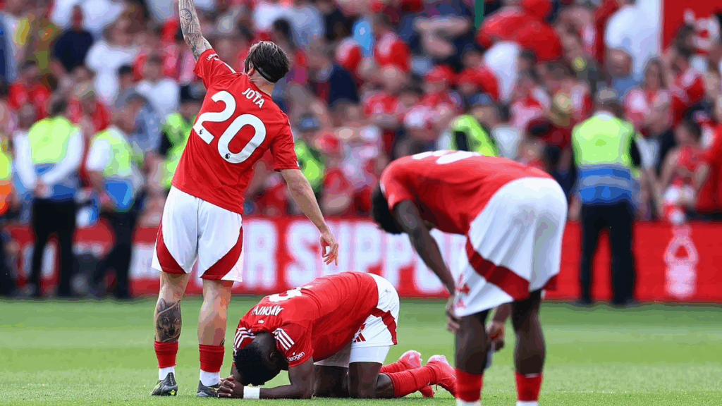 Taiwo Awoniyi in induced coma after surgery on serious abdominal injury