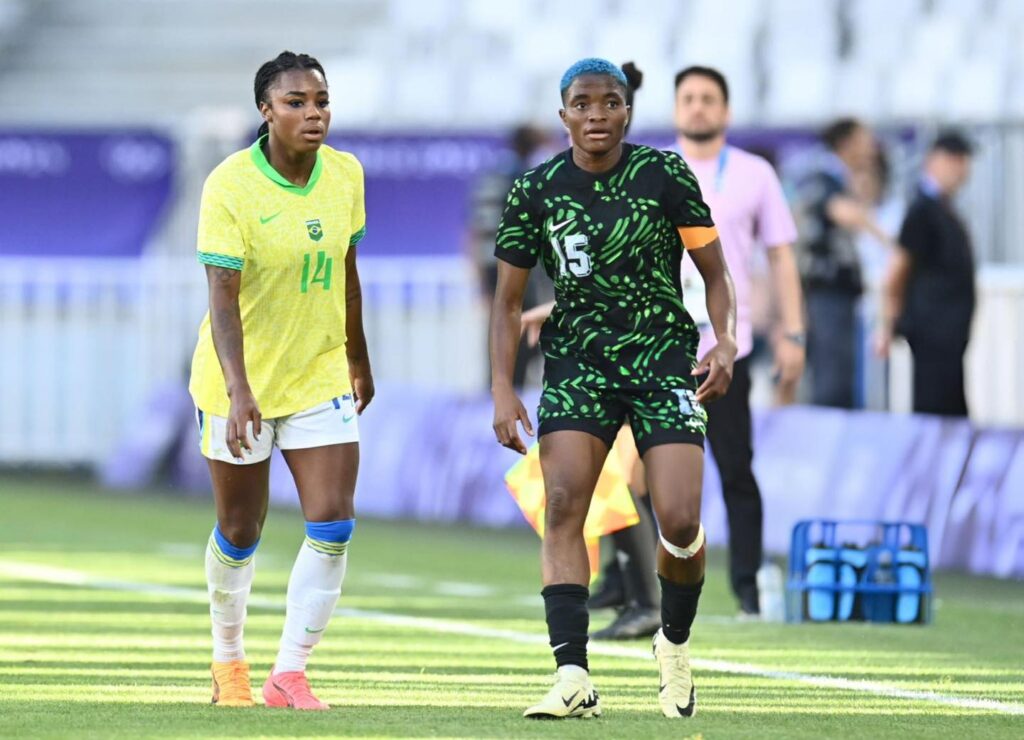 Rasheedat Ajibade (right)