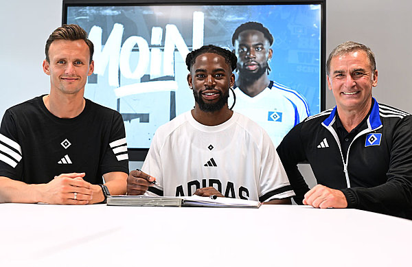 Hamburger management express delight as Torunarigha signs for German side