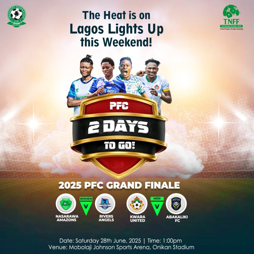 NFF announce match officials for 2025 President Federation Cup finals