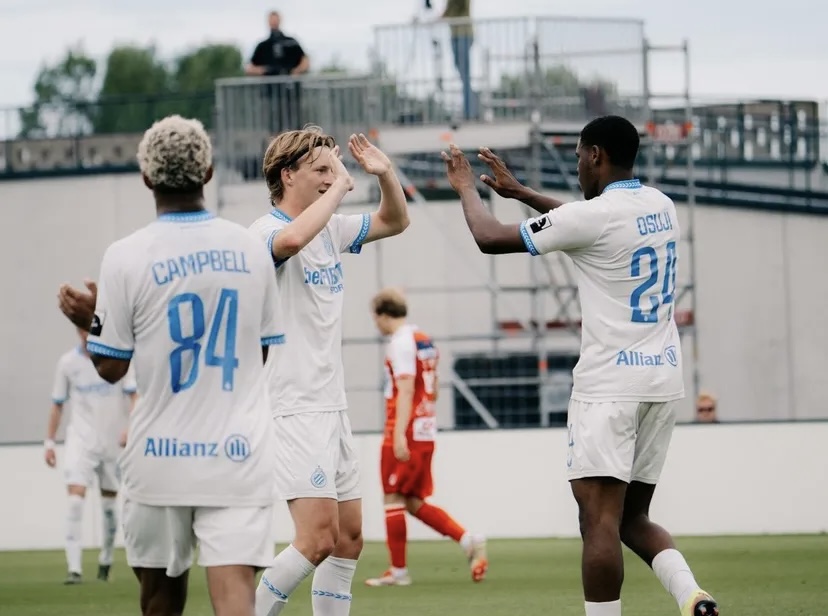 Vince Osuji’s brace helps Club Brugge secure 2-0 victory in first practice match