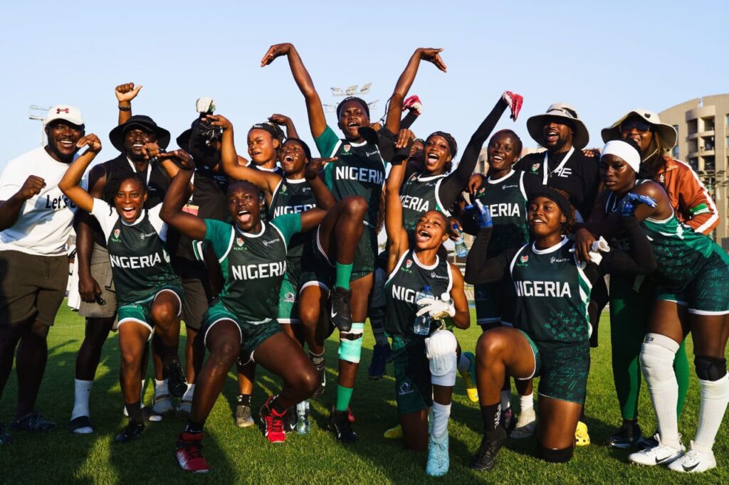 Nigeria Women's Flag Football team at African flag football
