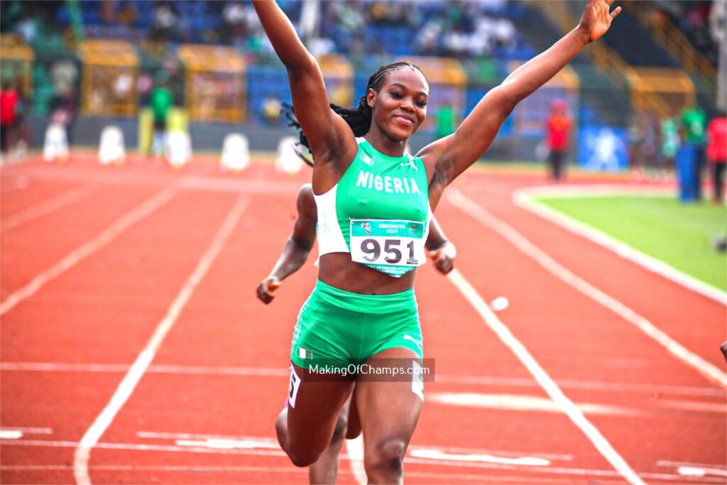 Ezechukwu, Nweke win 100m golds as Nigeria dominate sprints at African U18/U20 Championships