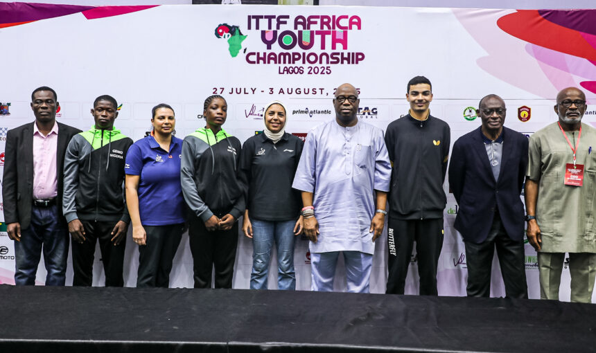 Lagos welcomes Africa’s brightest table tennis talents for 2025 Youth Championships