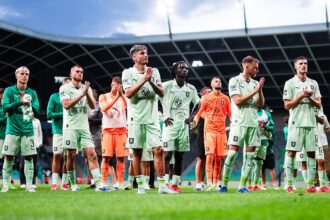 Peter Agba’s UCL dream dashed as Olimpija crash out in first qualifying round