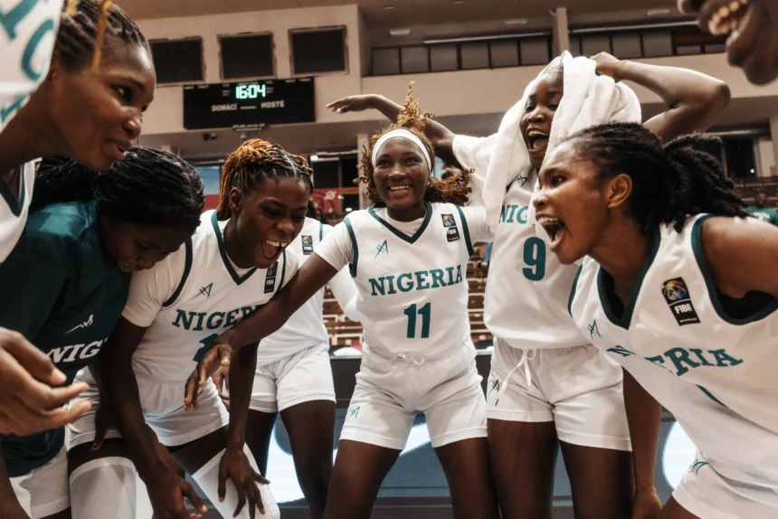 Junior D'Tigress celebrating their win over China