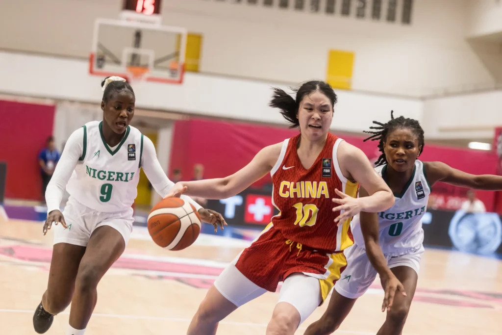 Junior D'Tigress in action against China