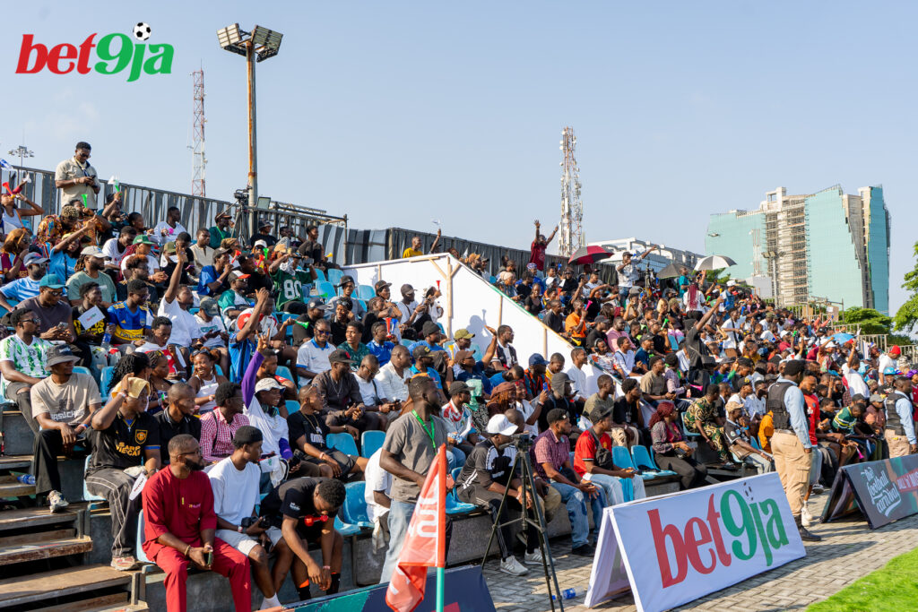 Cross section of fans at the Bat9ja Football Carnival