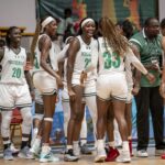 D'Tigress celebrate quarterfinal win over Cameroon