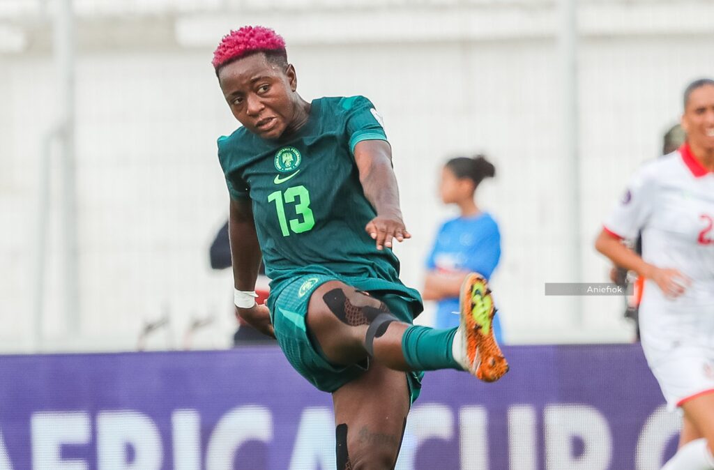 Super Falcons midfielder Deborah Abiodun