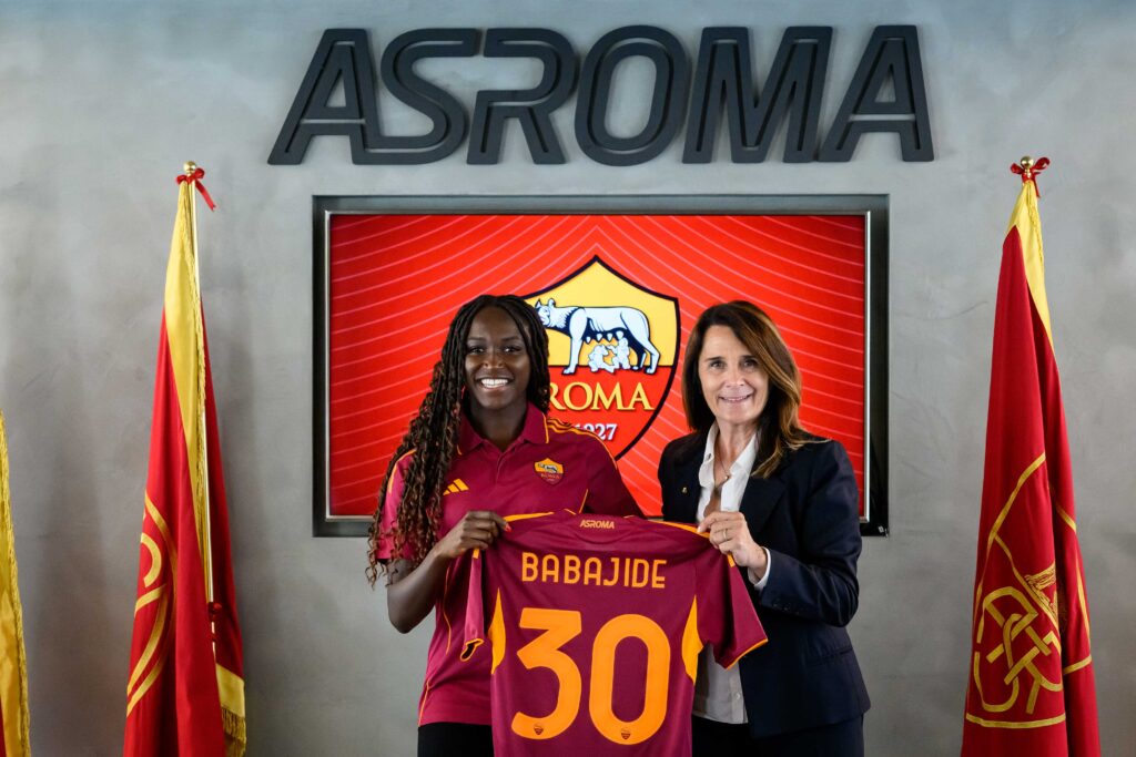 AS Roma sign Super Falcons forward Rinsola Babajide 38 AS Roma sign Super Falcons forward Rinsola Babajide