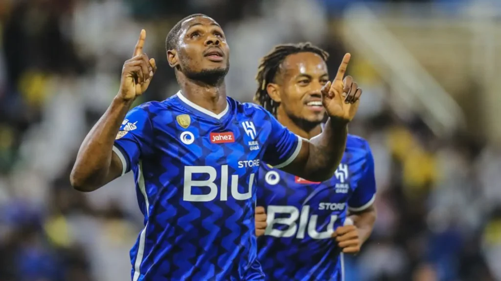 ‘Secure the bag!’ Ighalo tells Osimhen to cash in with Saudi move 38 Odion Ighalo celebrares a goal for Al Hilal