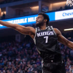 Chimezie Metu in action for the Sacramento Kings