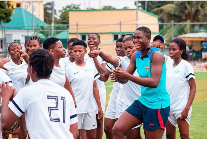 Oshoala Academy takes S.H.E Plays initiative to Ansar U-Deen Senior High School