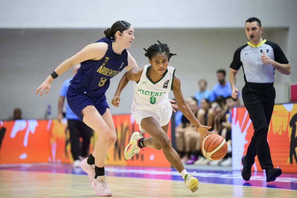 Idubamo Beggi in action for Junior D'Tigress