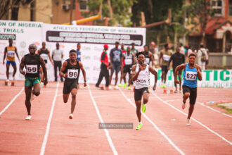 Israel Okon storms to 10.03s PB as Nigerian Athletics Championships Day 1 delivers fireworks at Yabatech