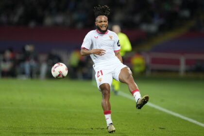 Chidera Ejuke in action for Sevilla