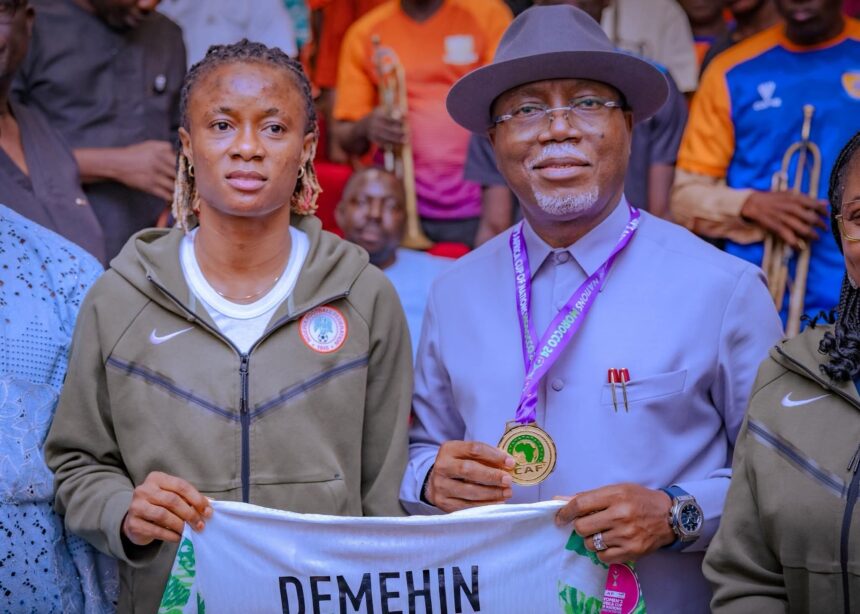 Falcons' Demehin gets ₦30m, house from Ondo governor after WAFCON win