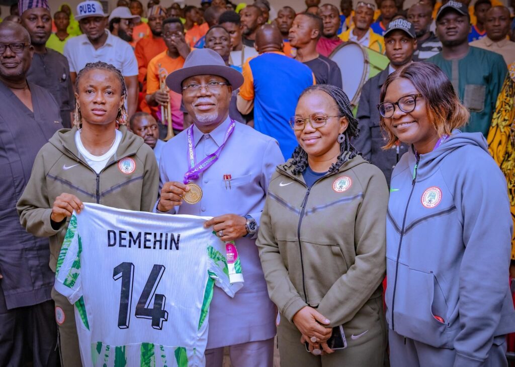 Falcons' Demehin gets ₦30m, house from Ondo governor after WAFCON win