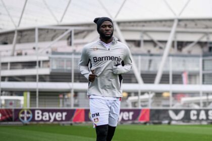 Boniface returns to Germany after medicals, awaits AC Milan decision on transfer